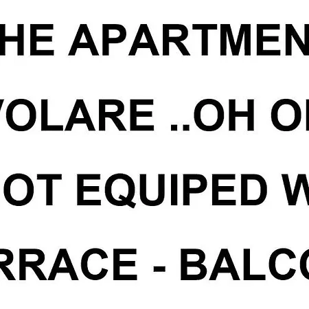 Volare...oh...oh Apartmán *